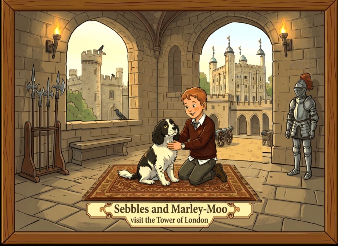 Sebbles and Marley-Moo: Visit the Tower of London (The Adventures of Sebbles and Marley-Moo)