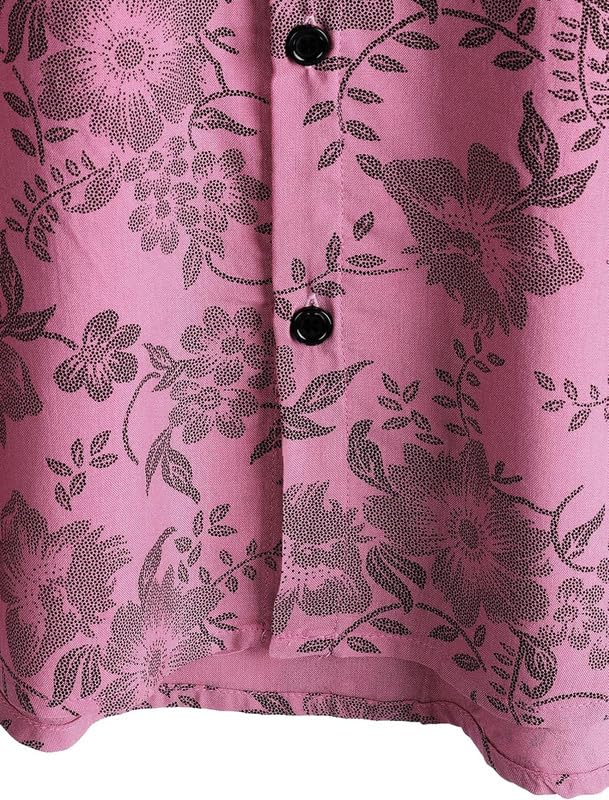 Image of Men's Multi-Coloured Floral Printed Shirt for man | Half Sleeve Cotton Shirt for Men | Summer Shirts for Men