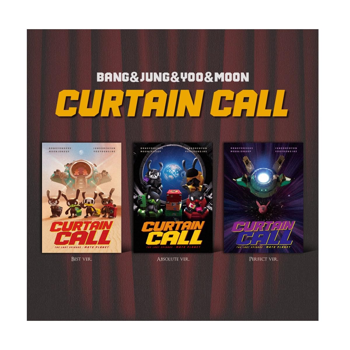 Amazon.co.jp: BANG&JUNG&YOO&MOON (of B.A.P) - CURTAIN CALL [韓国盤