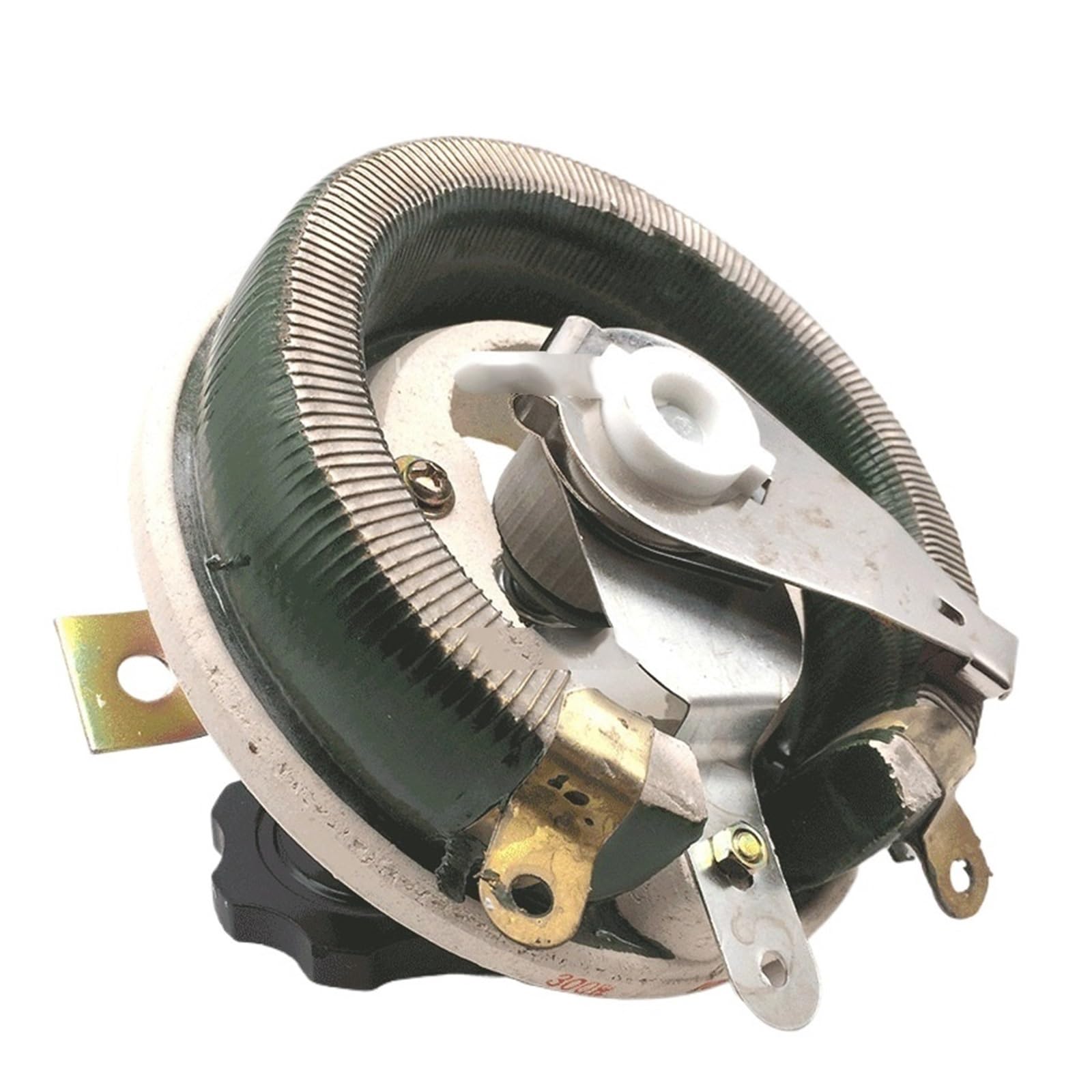 Variador de resistencia de alta potencia Reóstato deslizante de 300W. Resistencia bobinada variable giratoria de alta potencia BC1 | R-10 ohm