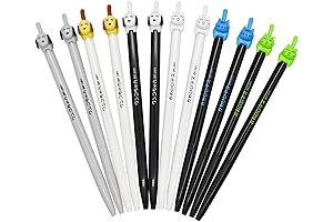 Maydahui 30 Pcs Cute Cat Dog Tail Clicker Retractable Pens