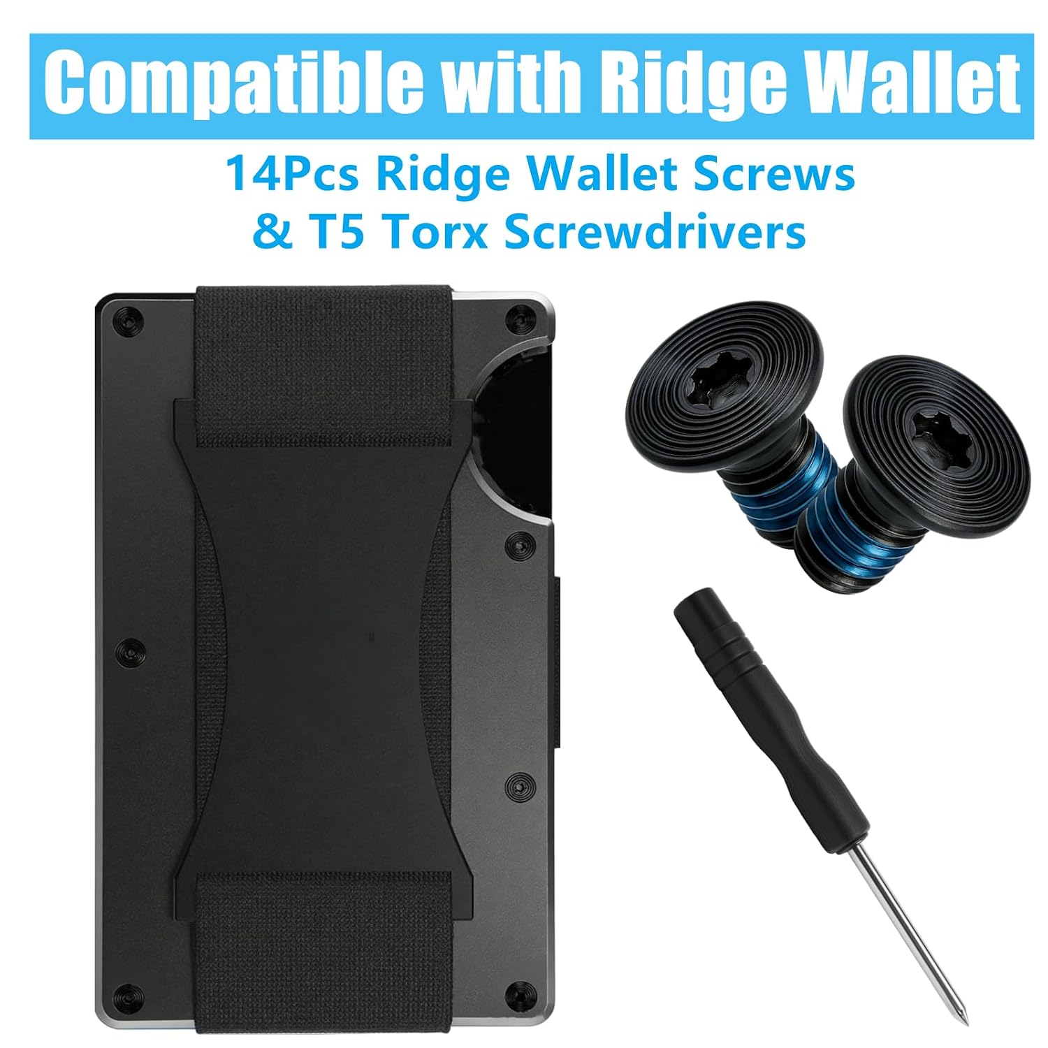 14Pcs Compatible with Ridge Wallet Screws image 2