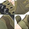 ketmart Nylon Tactical Half Finger Gloves for Sports, Hard Knuckle,Hiking,Cyclling,Travelling,Camping,Outdoor,Boxing, Motorcycle Riding, Arm Shooting Gym Gloves, Green