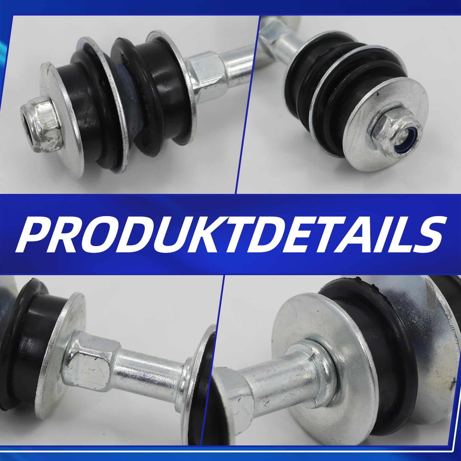 2x Barres stabilisatrices adaptées pour Citroën C1Mk1/Mk2, Peugeot 107/108, Toyota Aygo/Yaris, robustes et durables
