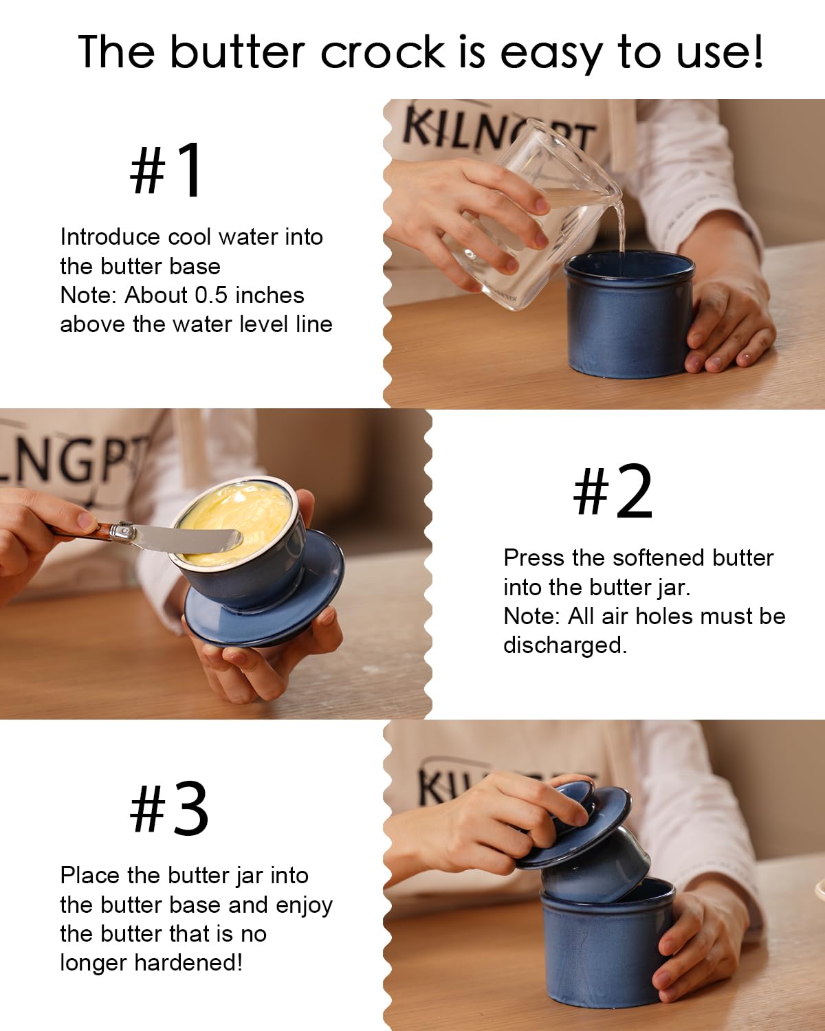 HOME DECOR Beurrier à Glaçage Réactif, Beurrier Français Avec