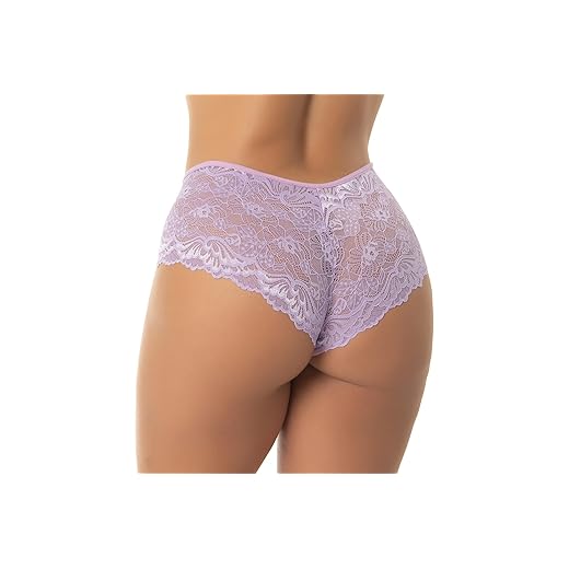 Kit 5 Calcinhas Em Renda Tanga Shortinho Sexy Lingerie Luxo