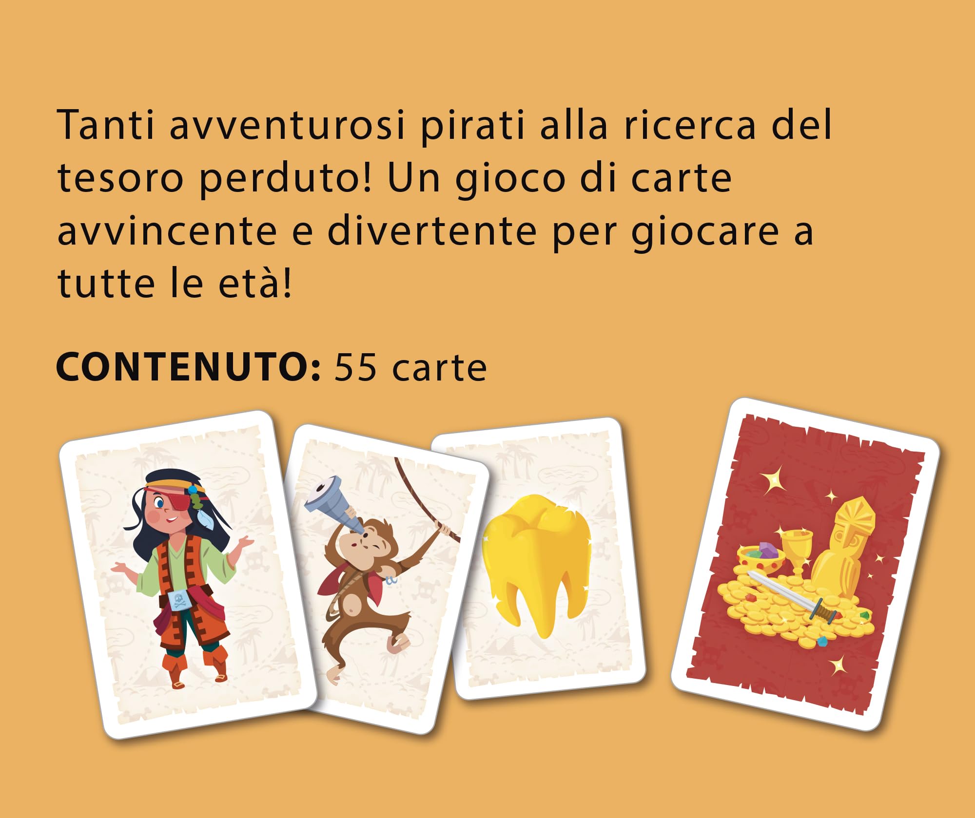 Liscianigiochi- Ludoteca Le Carte dei Bambini all'arrembaggio, 106035, Multicolore
