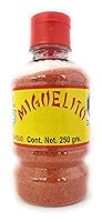 Vista 3 de Miguelito Chamoy Chilito Polvo Mexicano Candy Chili Powder 2 Botellas 8.82 oz Ea