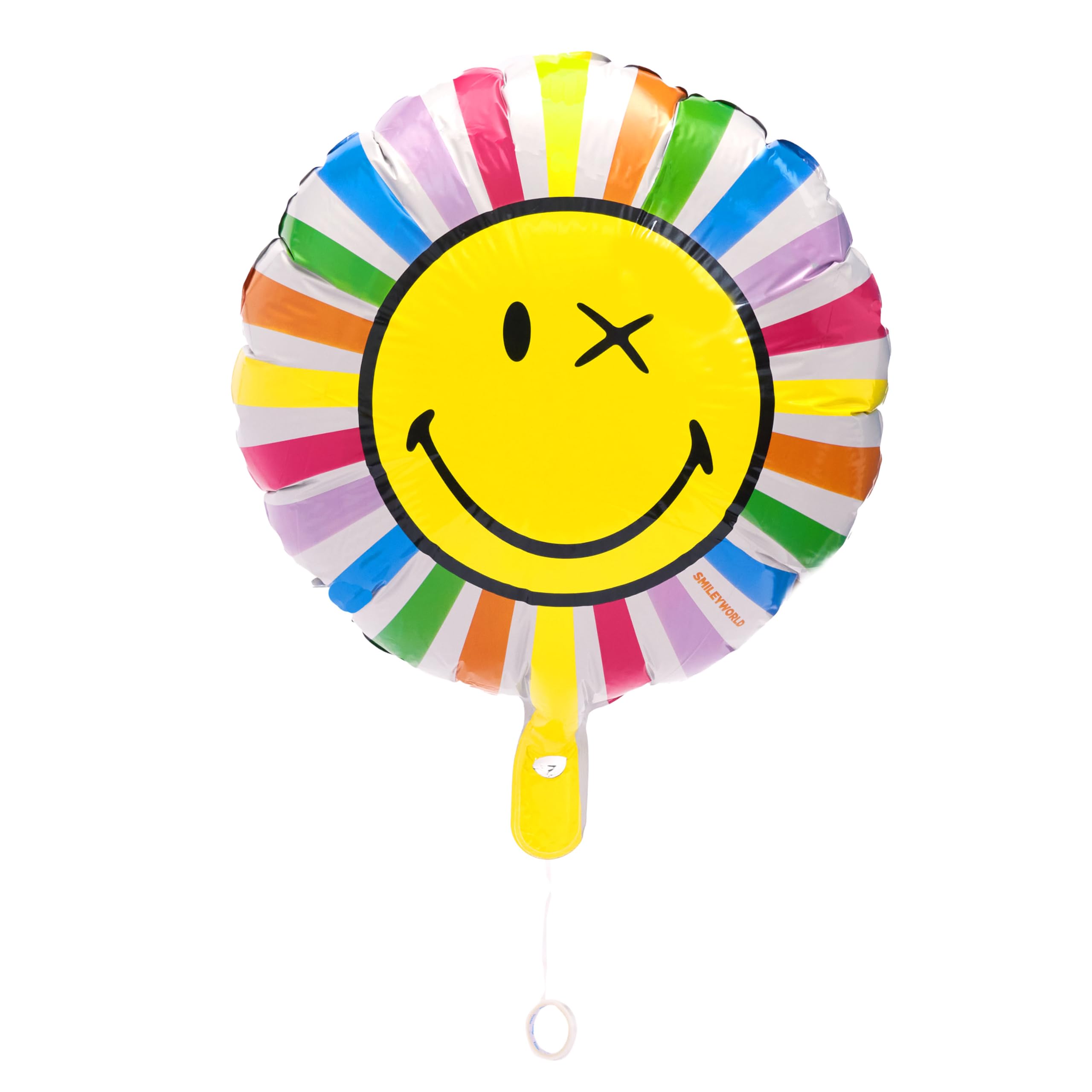 UK Greetings | Smiley World Balloon | Him/Her/Friend | Happy Birthday Gifts | Smiley Design | Balloon 36cm with 150cm of Ribbon