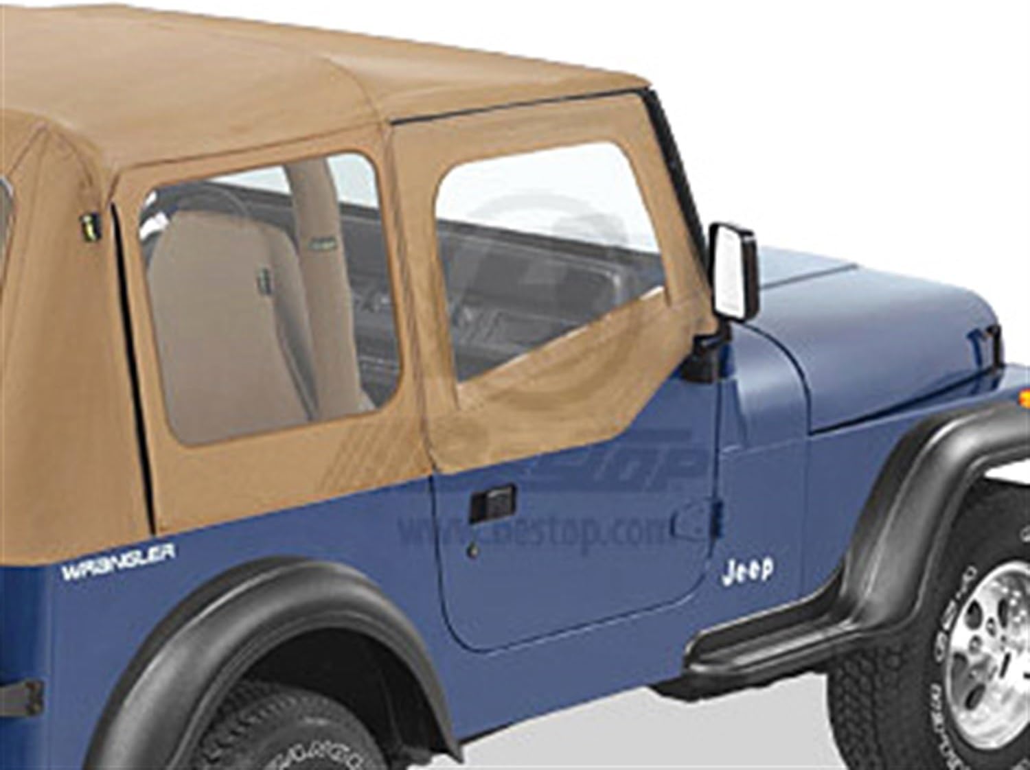 Bestop Fabric Door Skins - Jeep '88-95 Wrangler YJ (Spice)
