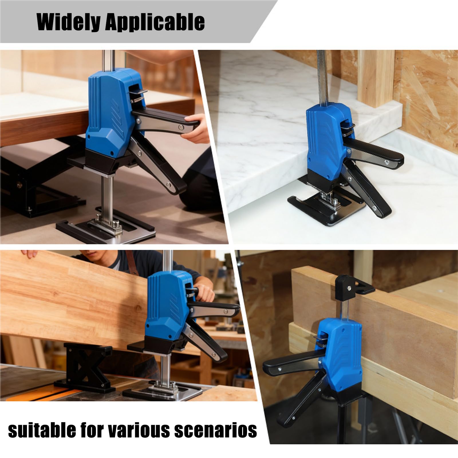 Hniuyun Cric a braccio per risparmio di manodopera, capacità 150 kg, resistente, con discesa lenta e veloce per elettrodomestici, porte, installazione di piastrelle e supporto per la lavorazione del