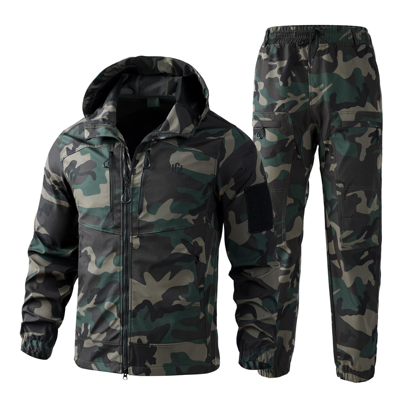 Vêtements De Travail Veste De Chasse Homme Et Pantalon Chantier Peche Chantier Travail Treillis Militaire Homme