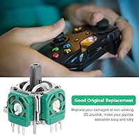 Vista 4 de EEEKit Joystick analógico de repuesto, paquete de 6 unidades de joystick analógico 3D para mandos de mando, módulo de sensor analógico de eje