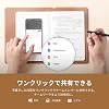 HUION NOTE Analog Digital Notebook, Smart Handwriting Notebook, Instantly Digitizes Handwritten Memo on Paper, Wirelessly Connects to Smartphone, A5 Size, Rough Picture Production, Memo Writing, Manga, Illustration, Class, Meetings, 2 in 1