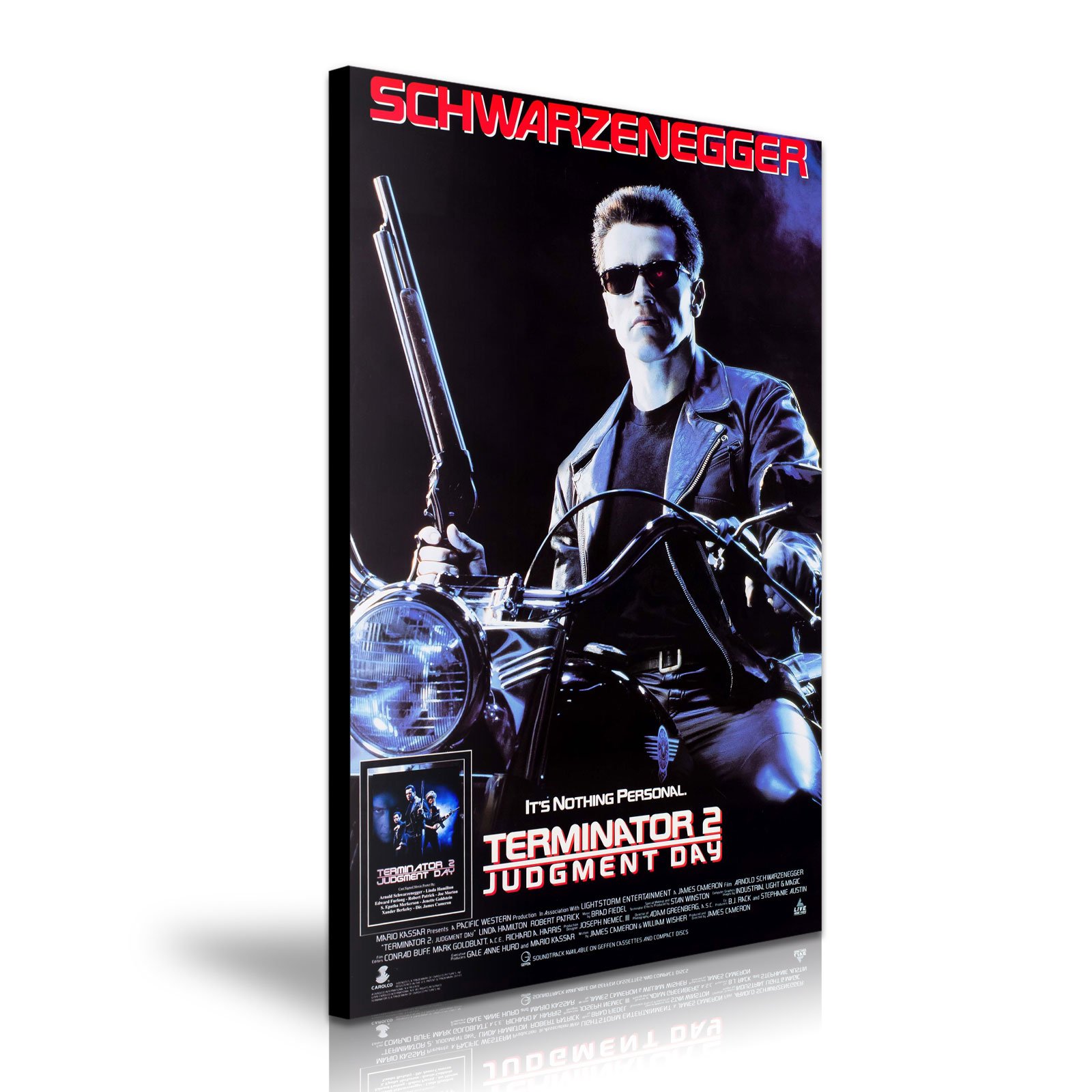Terminator Arnold Schwarzenegger Movie Canvas Wall Art Picture Print Best Gift For Modern Family Home Office Hotel Decoration (L: 50cm x 76cm)