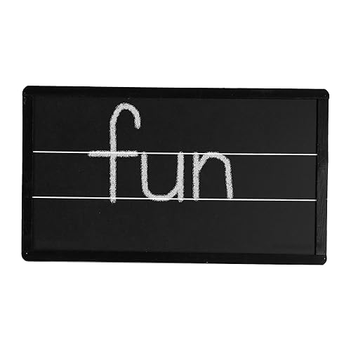 Pizarra de doble línea de aprendizaje sin lágrimas, a partir de 5 años, jardín de infantes, escritura a mano sin lágrimas, pizarra de 11 pulgadas de