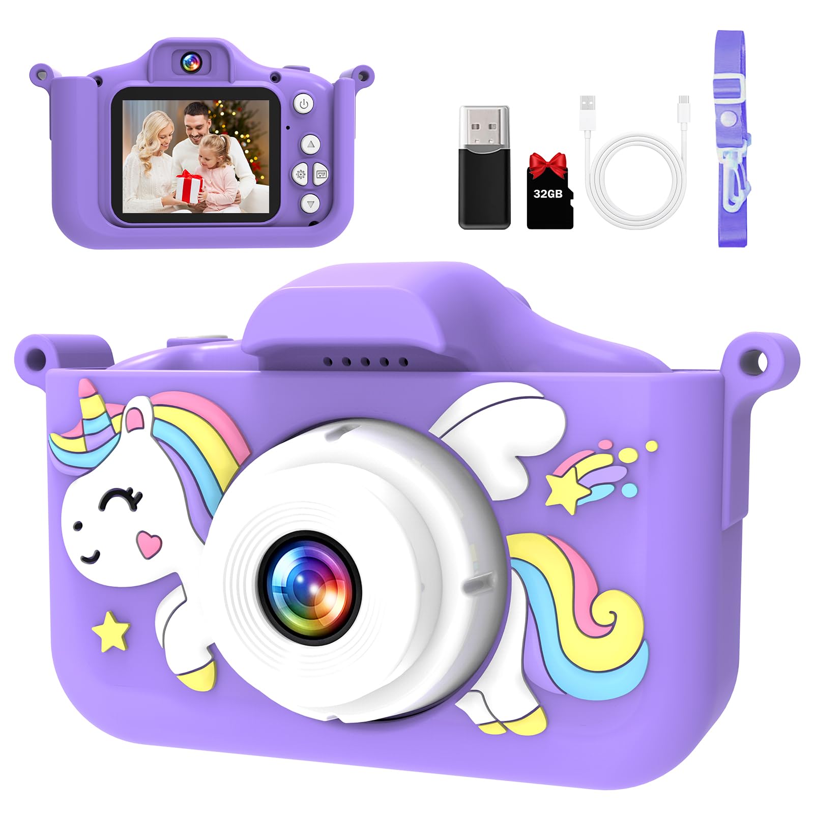 Gofunly Appareil Photo pour Enfants, Appareil Photo Numérique avec Gofunly Appareil Photo pour Enfants, Appareil Photo Numérique avec