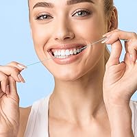 Vista 7 de RAZOKO Hilo dental tejido con infusión de aceite de coco, vegano y libre de crueldad, aroma a menta, suministro de 4 meses (33 yardas x 2 unidades)