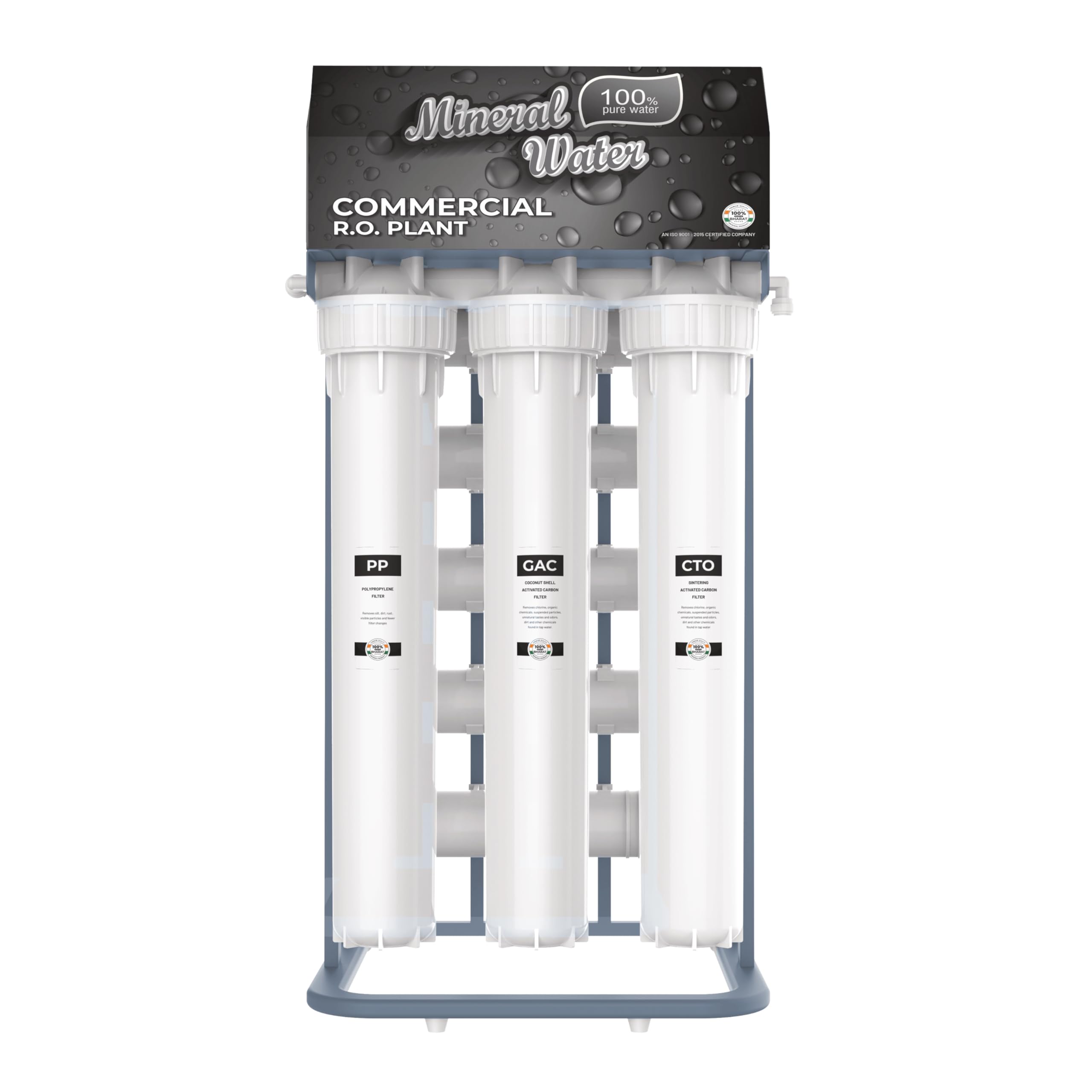 AQUA D PURE 50 LPH Commercial RO + UV Water Purifier with Double Pump Purification and Fully Automatic Function, TDS Adjuster, Dust Protective Cover,-image-12