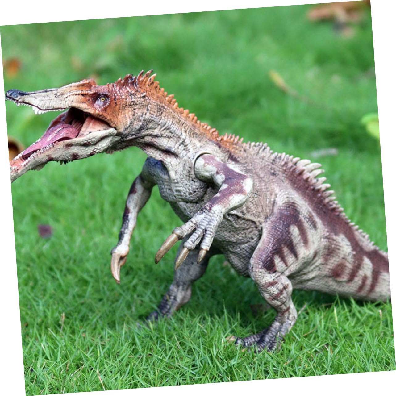 VANZACK Figura di Dinosauro Realistica Marrone in Plastica per Bambini | 1 Pezzo, Decorazione per Compleanno, Figura da Collezione Design Simulato