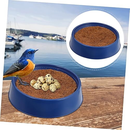 Miniatura 3 de Cabilock 1 juego de paloma de plástico para eclosionar paloma tejido Nido Bowl para cajas de anidación