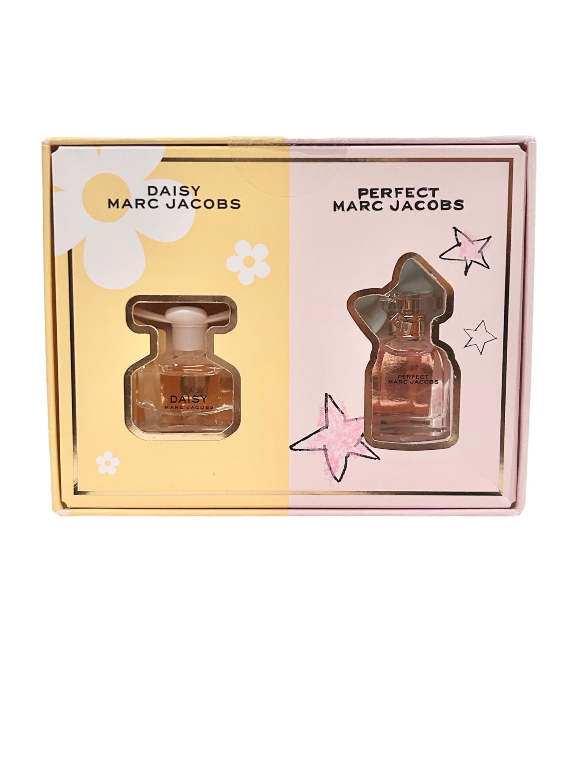 Marc JacobsDAISY & PERFECT MINI Perfume EDP Women SMALL MINI Travel Size set Daisy - 2 Mini perfume set