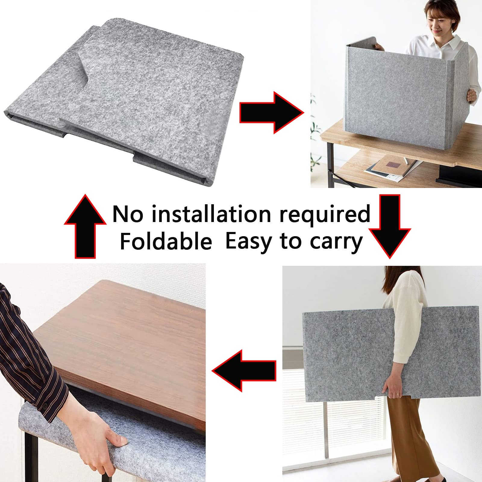CABINE Paneles Portivos Paneles de Partación Acoustica Porta Portaciones de Partición de Privación/1Pcs/60Cm-24Inch