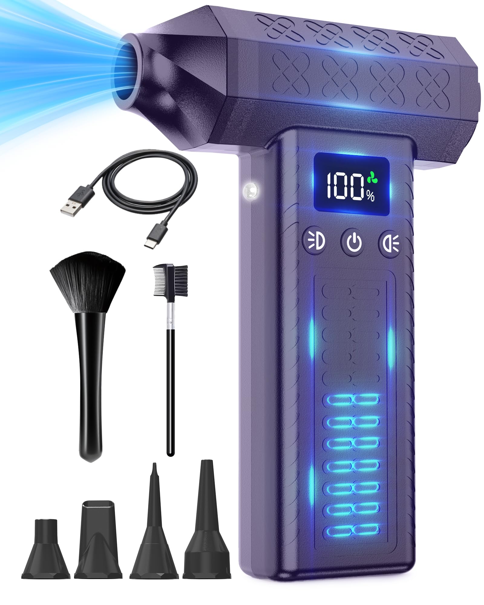 Amazon.co.jp: FOXKING 最強風力120m/s 小型ミニブロワー 300000rpm
