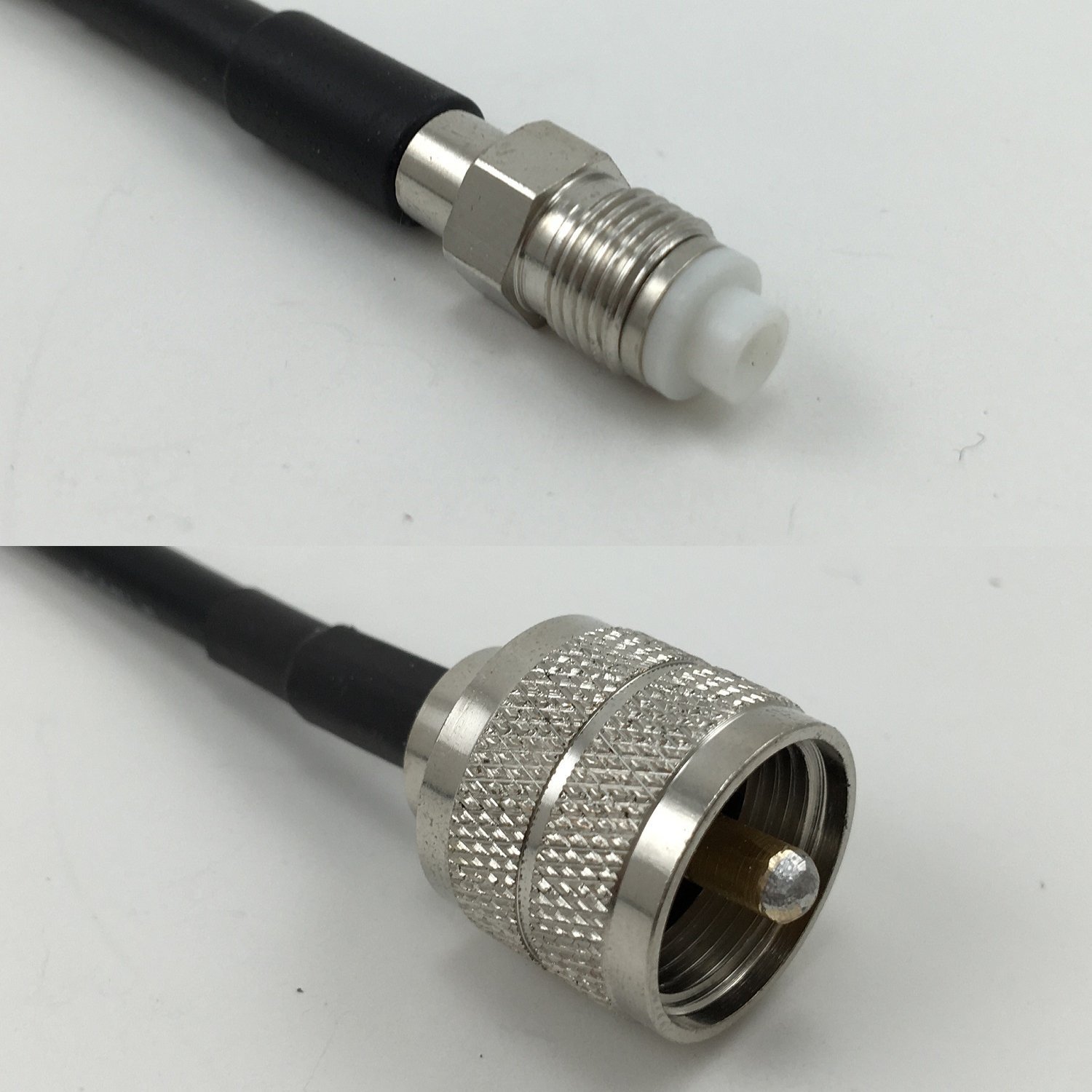 15 feet RFC195 KSR195 FME FEMALE to PL259 UHF Male Pigtail Jumper RF coaxial cable 50ohm Quick USA Shipping