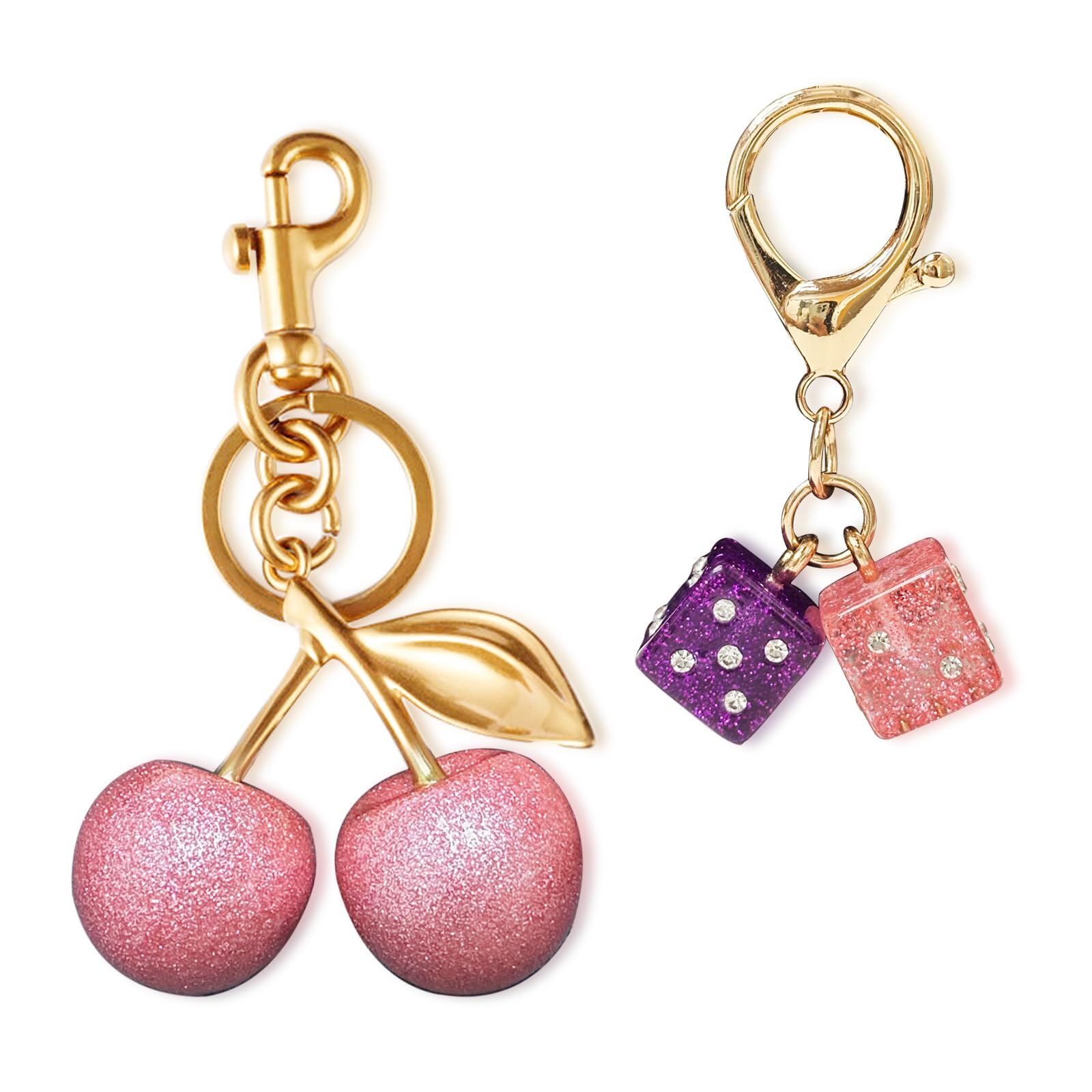 Jueqiba Bag Charm,Cute Keychain,Keychain Charms Purse Accessory for Handbags