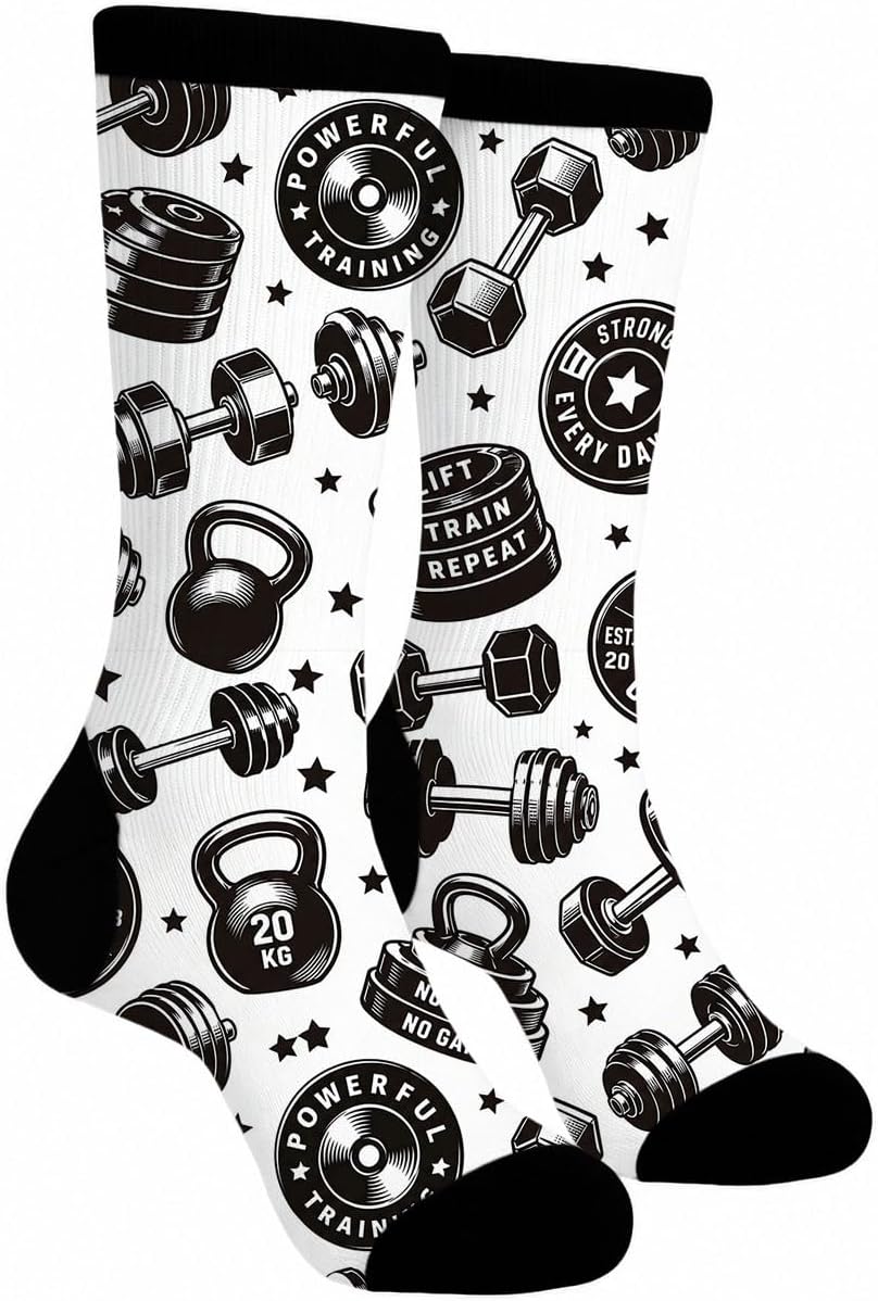 Novelty Crew Socks Casual Socks Mid Calf Socks For Women Men