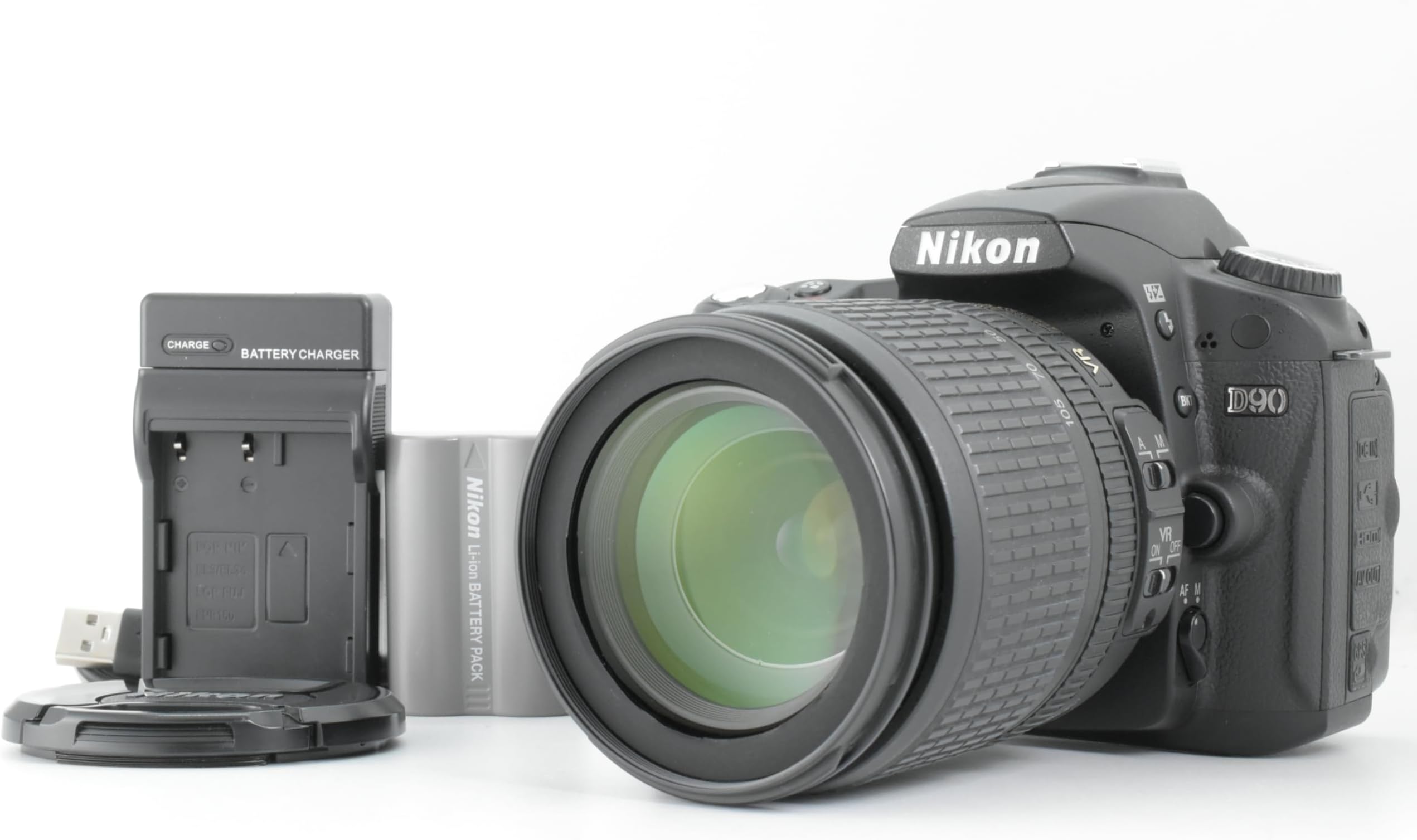 Nikon D90 12.3MP DX-Format CMOS Digital SLR Camera with 18-105 mm f/3.5-5.6G ED AF-S VR DX Nikkor Zoom Lens (OLD MODEL)