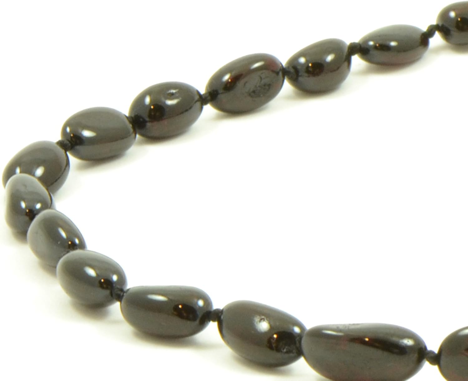 Cherry Olive Polished Baltic Amber Necklace for Adults 50cm – Genuine Amber Beads for Wellness, Pain Relief, Anxiety & Thyroid Support - Image 4