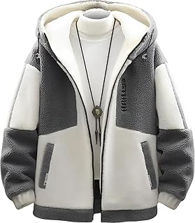 [ドアーズ] メンズ ジャケット ブルゾン ボア フード付き コート アウター 長袖 防寒 暖かい フリース 裏起毛 秋冬 冬服