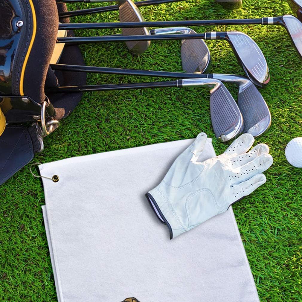 Style In Print Golf Towel Golden Retriever Dog B Cotton Bag Accessories