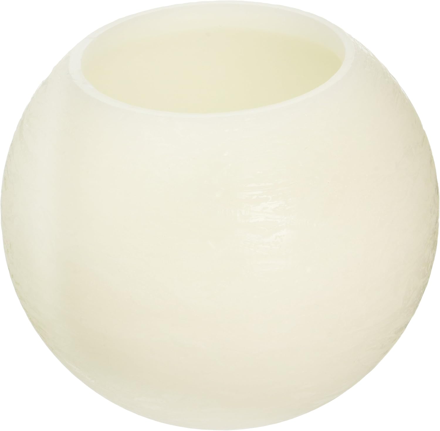 EcoGecko 6 Inches Wax MoonSphere LED Flameless Candle with 5 Hour Timer (87002)