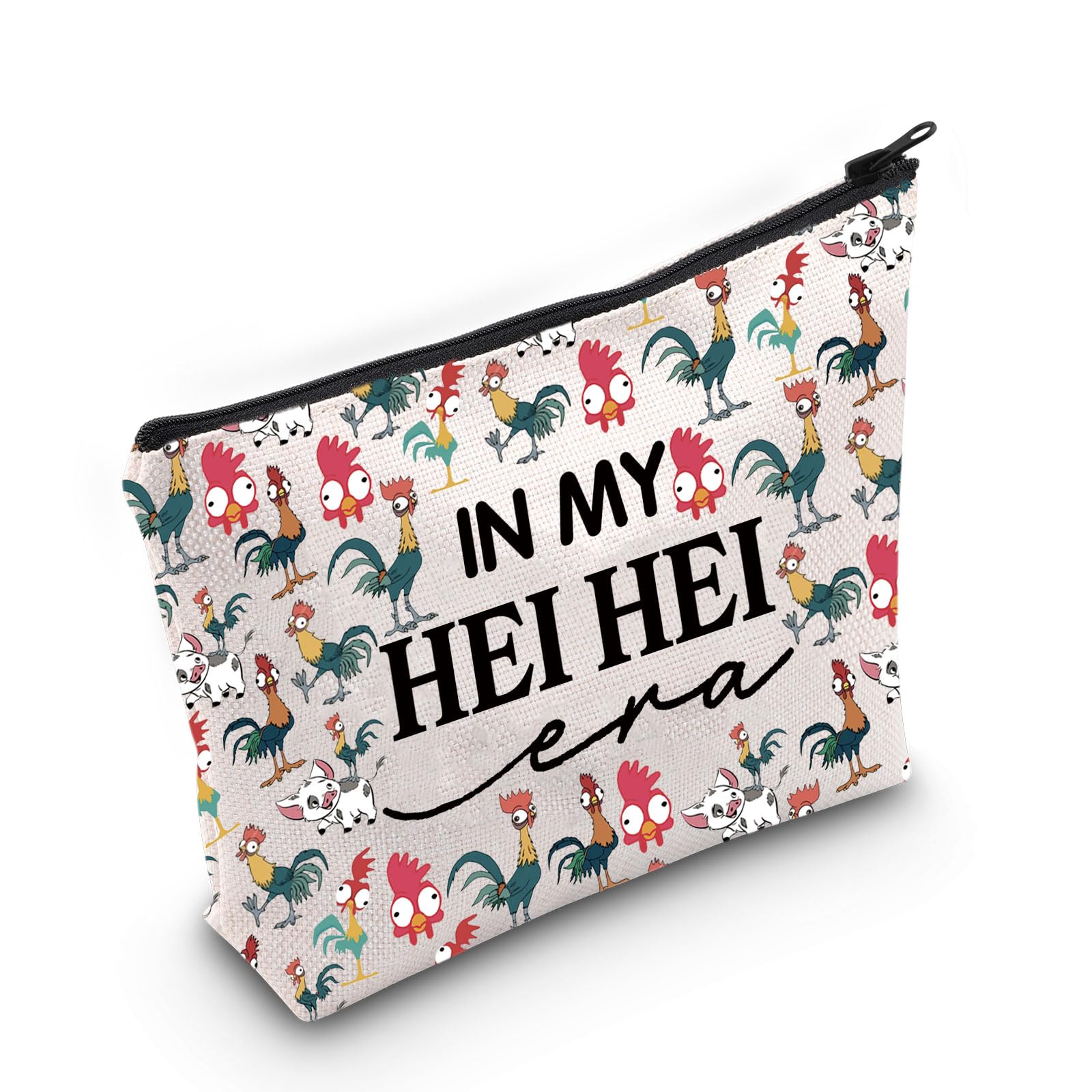 TSOTMO HEI HEI Merch Gift Chicken Gift Rooster Gift Chicken HEI HEI Cosmetic Bag for Chicken Lovers Chicken Mom Gift (HEI Bag)