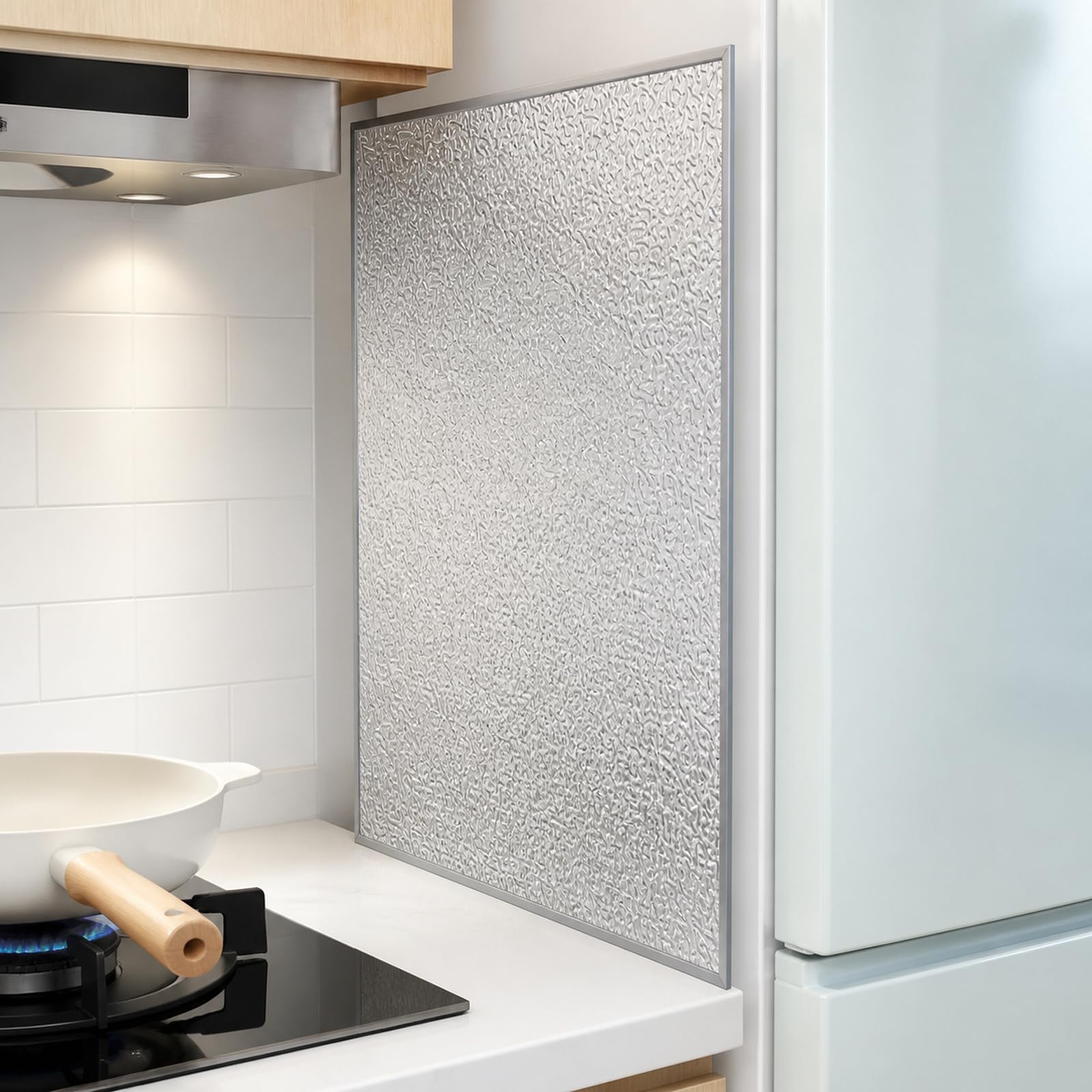 Panel de protección térmica,Panel de protección térmica de Aluminio,Panel Aislante térmico para refrigerador,Protector térmico Cocina,para Estufa,Armario de Cocina y protección de Pared