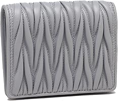 Amazon | [ミュウミュウ] 二つ折り財布 マテラッセレザー ミニ財布