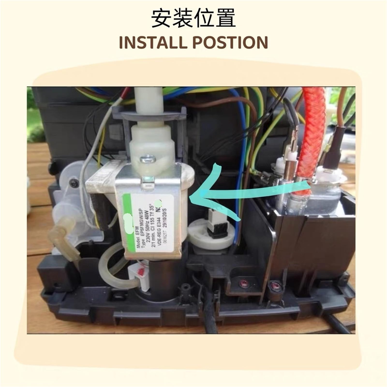 Compatible For Philips, Pompe Eau Machine Café EP1200 EP2200 EP2230