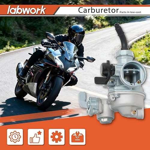 Miniatura 2 de labwork Reemplazo del cable del carburador y del acelerador y la barra de mango y filtro de aire para Honda CT90 Trail 1966-1979 CT110 Trail