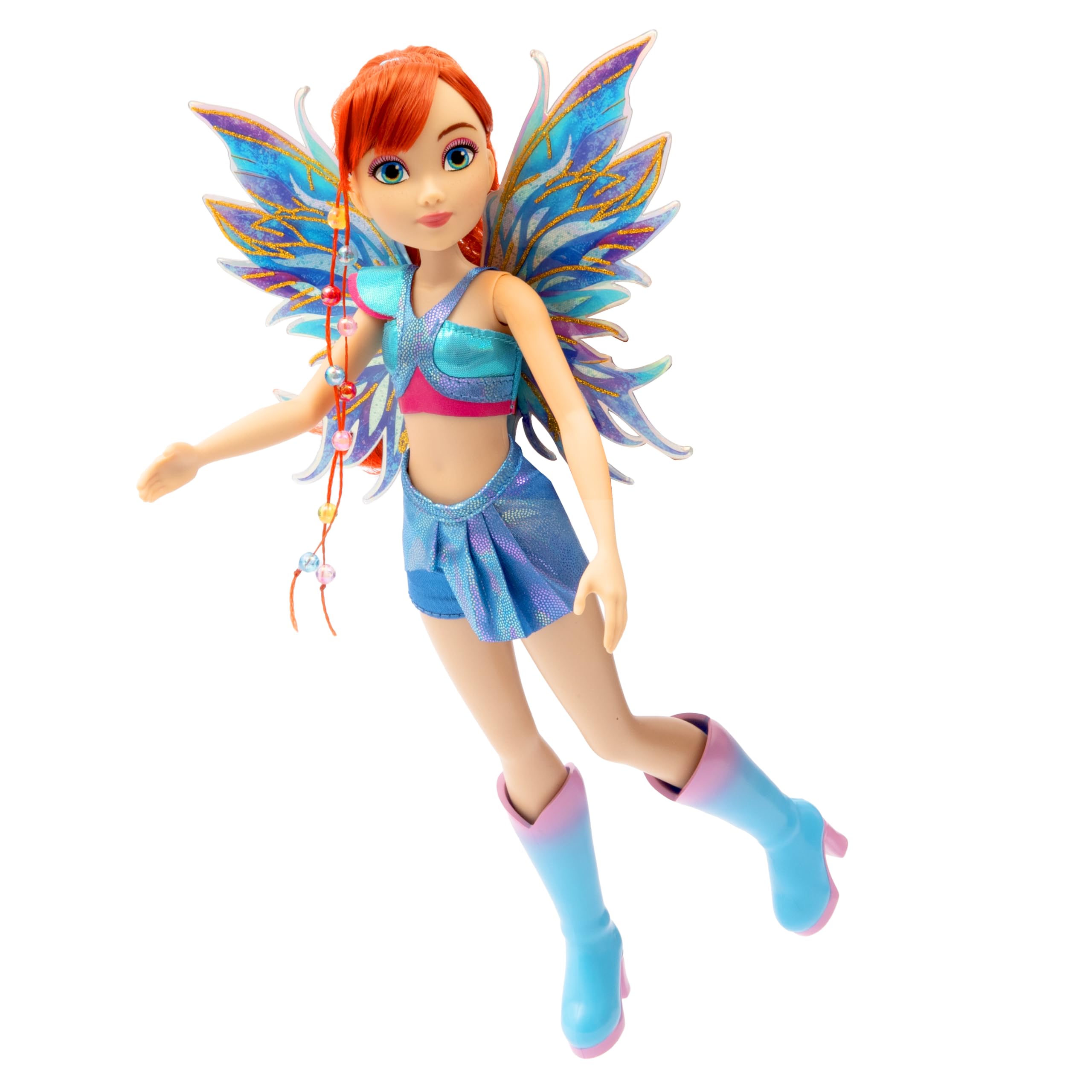Winx Fairy Bloom Muñeca 26 cm con Outfit de Hada Oficial de la Serie, Representa Aventura, Transformación y Empoderamiento, Figura Coleccionable para Recrear el Mundo Winx, Famosa (WNX76200)