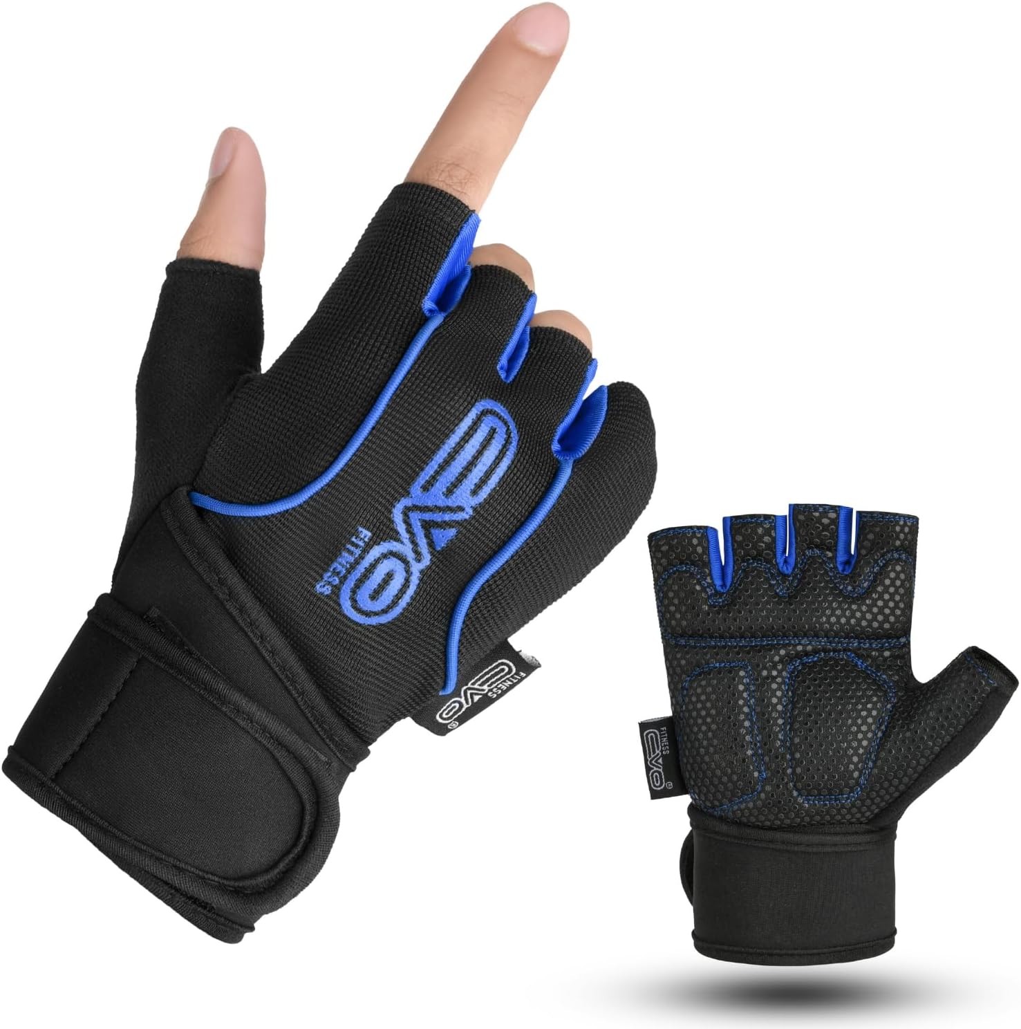 Gym Gloves for Men & Women - Breathable Weight Lifting Gloves, Workout Gloves, CrossFit, Cycling, Training, Enhanced Grip & Palm Protection, Perfect for Weightlifting
