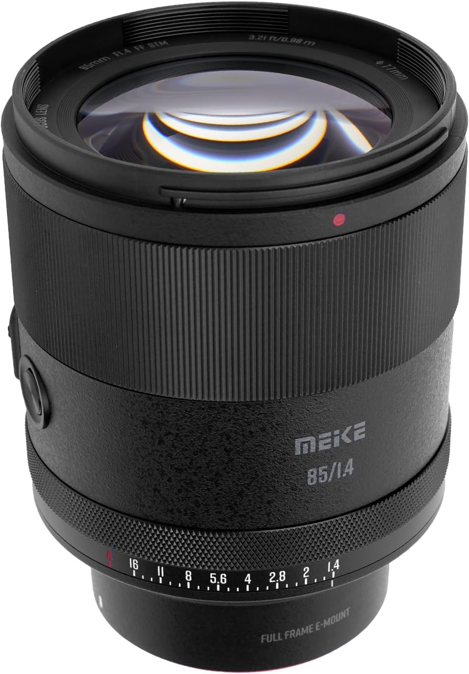 Meike 85mm F1.4 Auto Focus Large Aperture Full Frame STM Stepping Motor Medium Telephoto Portrait Prime Lens Compatible with Sony E Mount Cameras A7 A7R A7IV A7R IV A7III A7RIII A7SIII A9 A7C A7CII