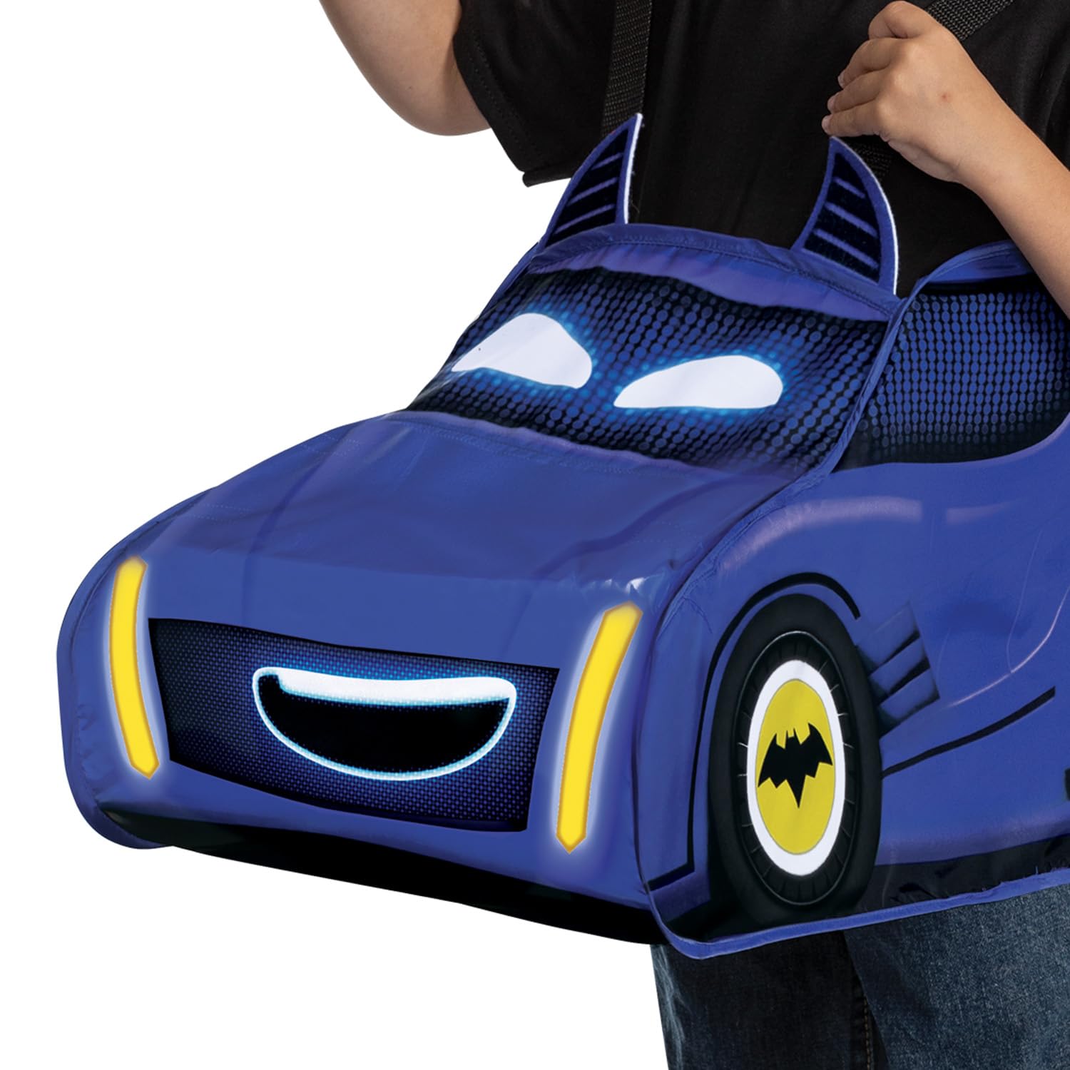 Disguise Bam Pop Out Costume, Official Batwheels Ride On Costume for Kids, One Size (Up to Size 6)