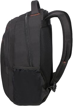 American Tourister AT Work - 17.3 Inch Laptop Backpack, 52 cm, 34 L, Black/Orange (Black/Orange)