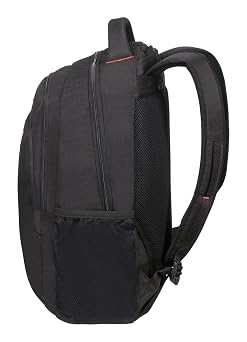 American Tourister AT Work - 17.3 Inch Laptop Backpack, 52 cm, 34 L, Black/Orange (Black/Orange)
