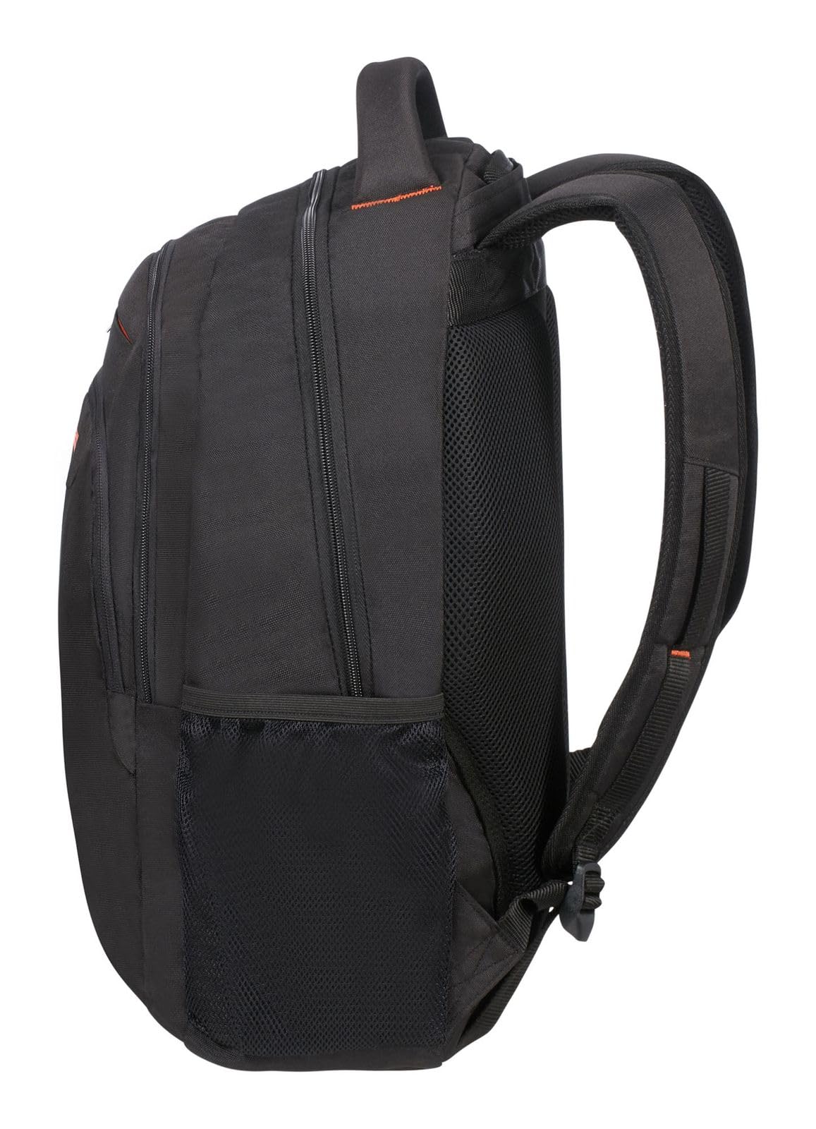 American Tourister AT Work - Mochila para portátil 17.3 pulgadas, 52 cm, 34 L, Negro/Naranja (Black/Orange)