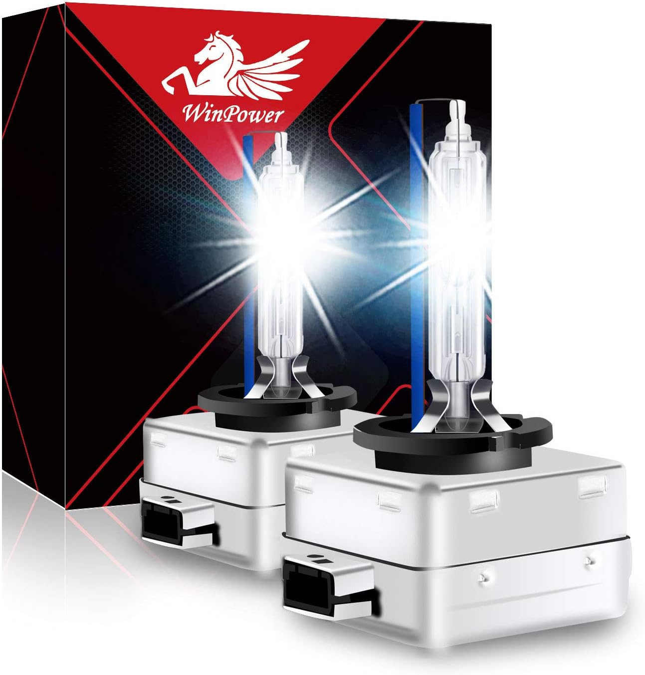 WinPower D1S 35W Xenon Headlight Bulb Discharge Lamp 8000K Cool Blue X-treme Car 85V Replace Kit for HID, 2 Pieces