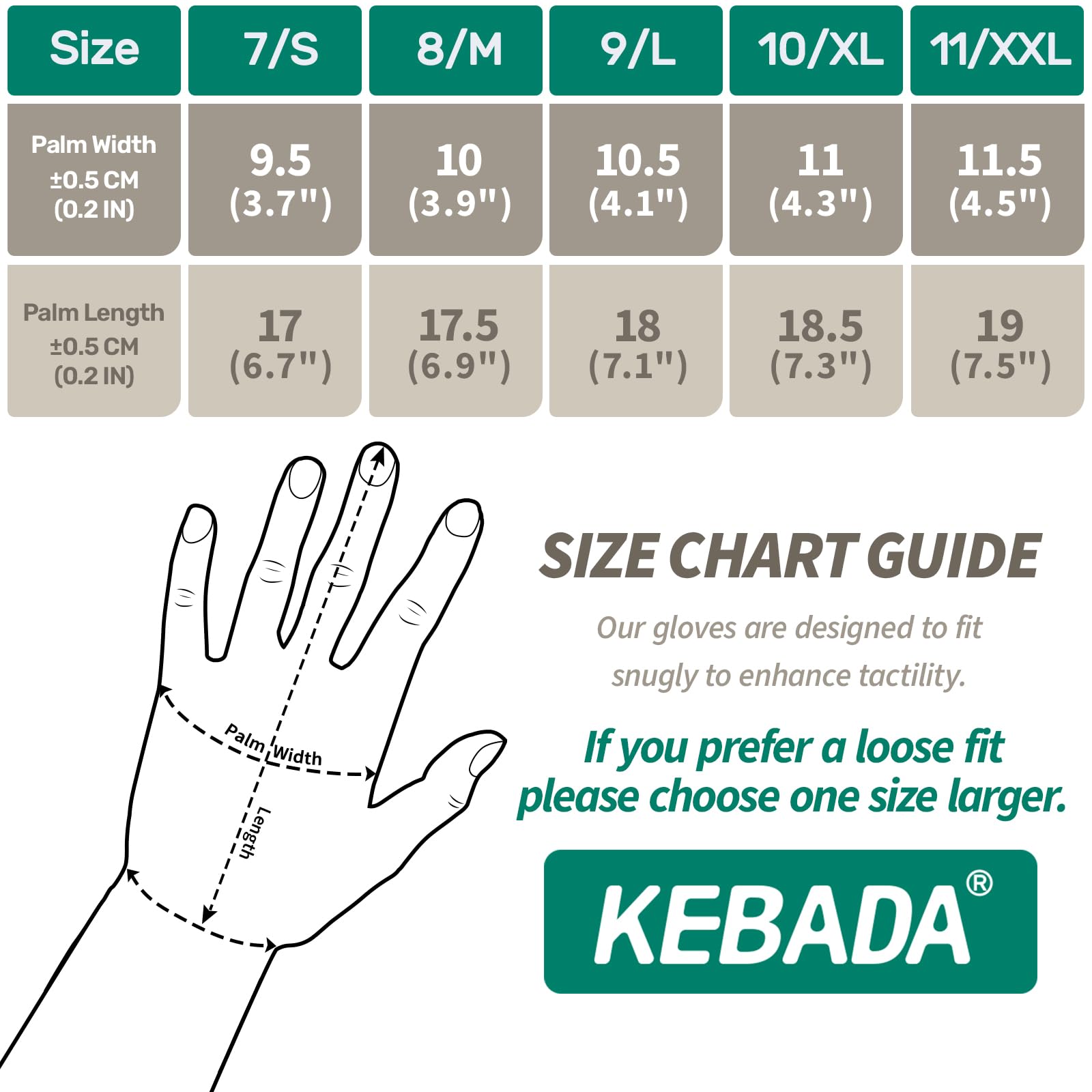 Kebada guantes de trabajo invierno unisex térmicos impermeables T1, 3 pares | Talla 9/L, hombre/mujer, forro cálido, palma de látex antideslizante para cámara fría, almacén, jardinería y frío exterior